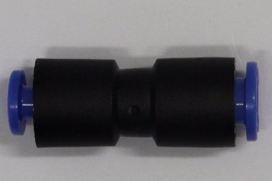 Connector, quick connect union, plastic 4mm x 6mm